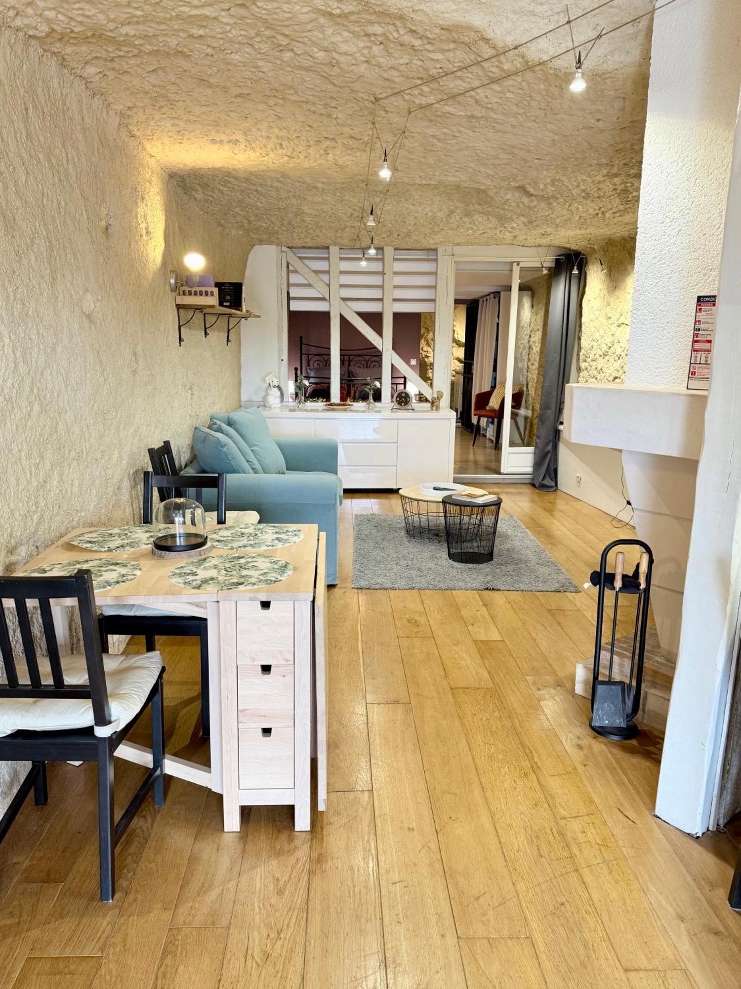 Troglodyte Du Petit Coteau Apartment Vouvray Luaran gambar
