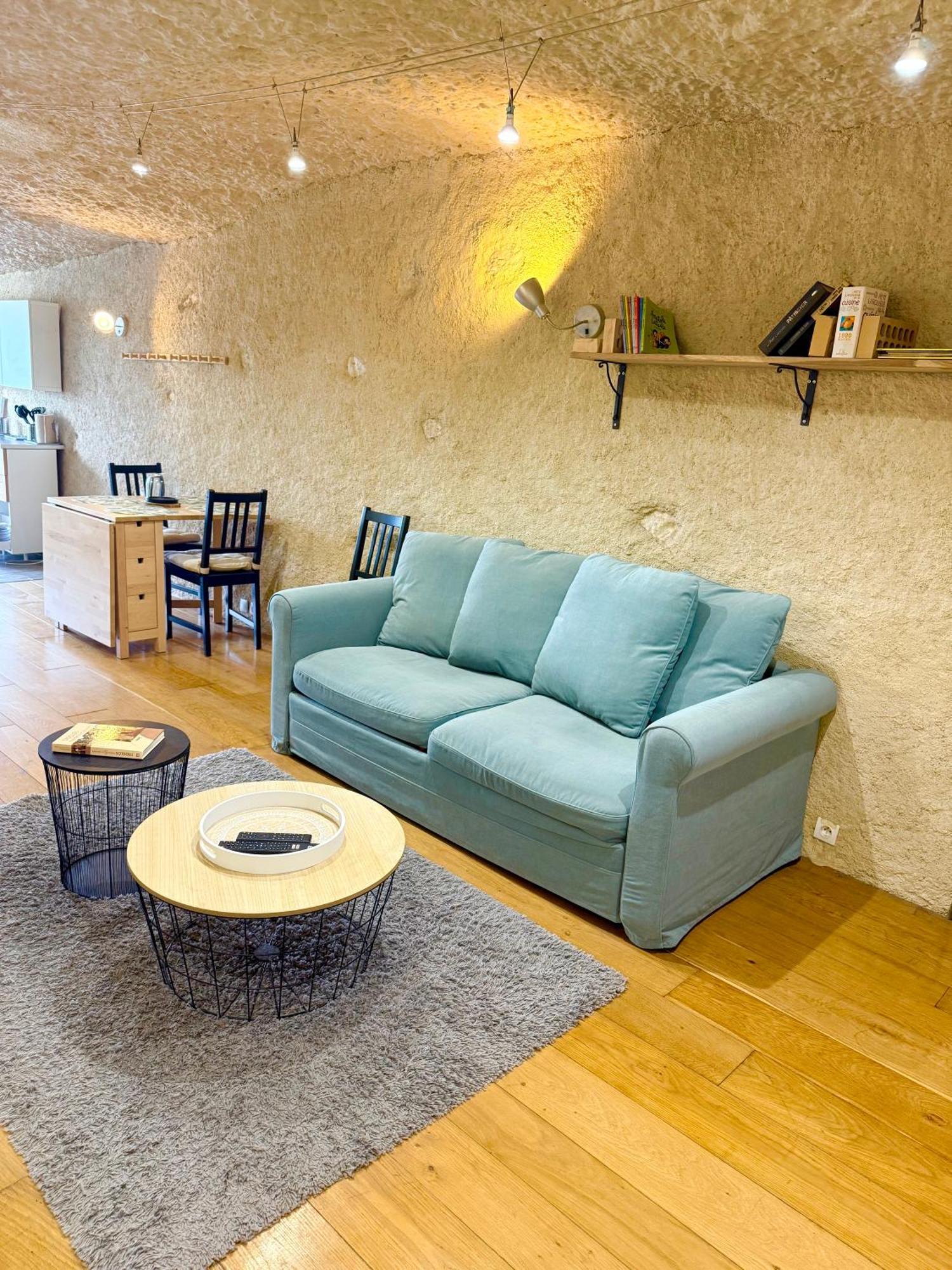 Troglodyte Du Petit Coteau Apartment Vouvray Luaran gambar